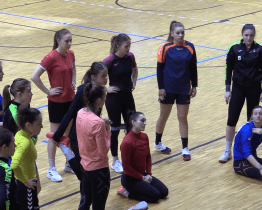 Házenkářky Lvova se připravují v Hodoníně