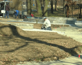 Poblíž frekventované cyklostezky vzniká nová odpočinková zóna