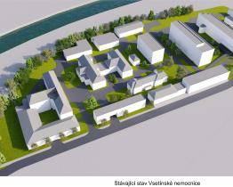 Modernizace Vsetínské nemocnice bude pokračovat výstavbou centrálního objektu chirurgických oborů