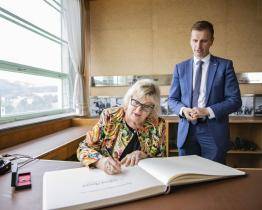 Velvyslankyně Chorvatska navštívila vedení kraje