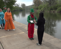 Při odemykání vody se pokřtil také záchranný člun