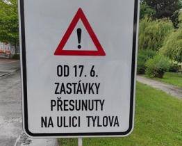  V Otrokovicích se zastávky z autobusového nádraží přesunou do Tylovy ulice