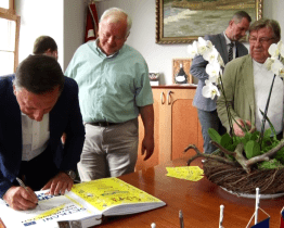 Zahájení festivalu Štěpy předznamenalo setkání zástupců partnerských měst