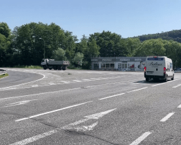 Na ulici Fryštácká vznikne nový kruhový objezd