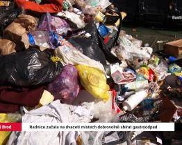 Radnice začala na dvaceti místech dobrovolně sbírat gastroodpad