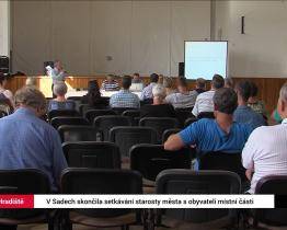 V Sadech skončila setkávání starosty města s obyvateli místních částí