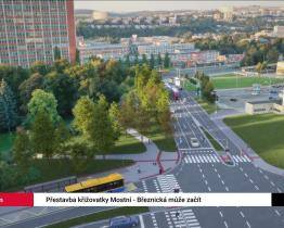Přestavba křižovatky Mostní - Březnická může začít 