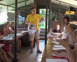 Šikula uspořádal výtvarný tábor ve znamení Pocahontas