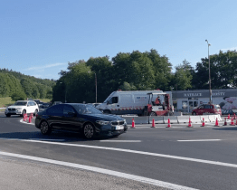 Výstavba kruhové křižovatky na Vršavě je v plném proudu