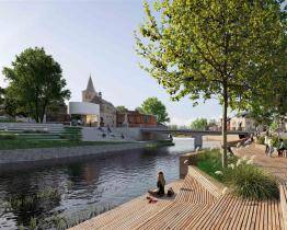 V centru Valašského Meziříčí v budoucnu vznikne „Meziříčská náplavka“ a nová tržnice