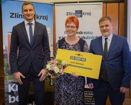 Zlínský kraj ocenil pečovatelku Janu Blahovou