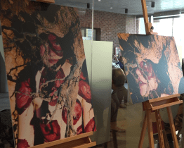 V Kunovicích vystavuje Vladimír Kodrla a jeho vnučka