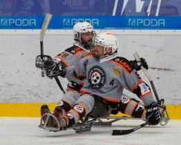Sledge hokejisté Zlína vyhráli počtvrté v řadě, v Havířově fotbalově 1:0