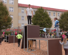 Nové parkourové hřiště přivítali dospělí i děti
