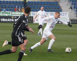 Slovácko na úvod jara přemohlo České Budějovice. Rozhodl střídající Holzer 