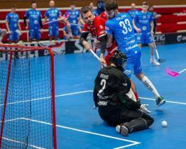 Florbalisté Otrokovic nezvládli koncovku. Play-down se za stavu 2:2 stěhuje do Pardubic