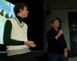 Youtuber Kovy přijel řešit dějiny do kina Hvězda