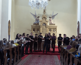 V gymnaziální kapli se představil pěvecký sbor z Yale