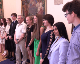 Žáci převzali ocenění za příkladnou reprezentaci