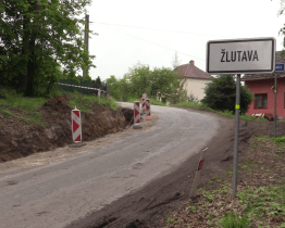 Zlínský kraj opravuje silnici, která už byla v havarijním stavu