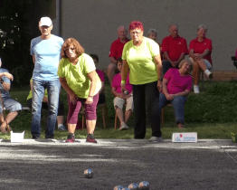 Senioři uspořádali turnaj v pétanque