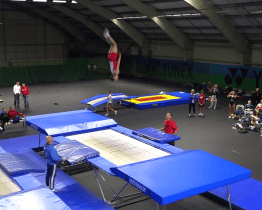 Třetí kolo Českého poháru ve skocích na trampolíně vyhrála domácí Michaela Juříčková