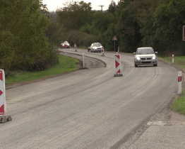 ŘSD opravuje úsek silnice I/54 z Kyjova do Vlkoše