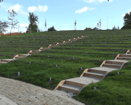 U nového amfiteátru v Parku Rochus vznikne také zóna pro děti