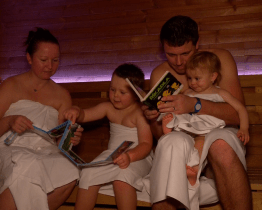 V uherskohradišťském aquaparku mohou do sauny už děti od 6 měsíců