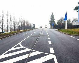 Část silnice z Bystřice pod Hostýnem na Holešov je po rekonstrukci