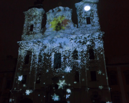 Rozsvěcování vánočního stromu dokreslil videomapping a lasershow