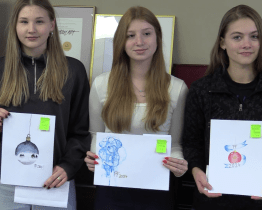 Starosta Kyjova ocenil studentky za novoročenky