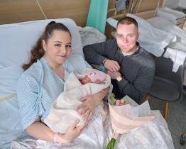 Prvním zlínským občánkem roku 2024 je Sofinka