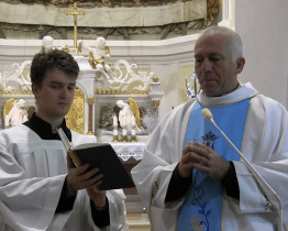 Novoroční mši svatou na Blatnické hoře sloužil Antonín Hráček