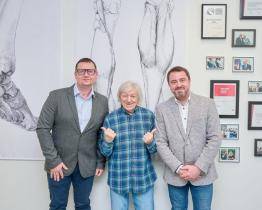 Do Zlína zavítal Václav Neckář. Nepřijel zazpívat, ale absolvovat vyšetření