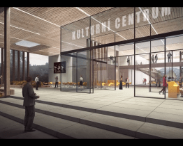 Stavba nového kulturního centra v Rožnově pod Radhoštěm bude pokračovat. Ale jinak, než bylo původně v plánu