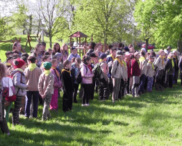 Skautské středisko pořádalo okresní závod vlčat a světlušek