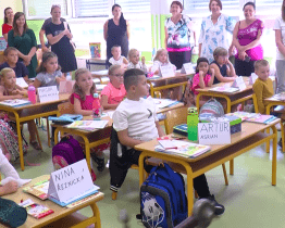 Prvňáčci ve Vsetíně zasedli do školních lavic