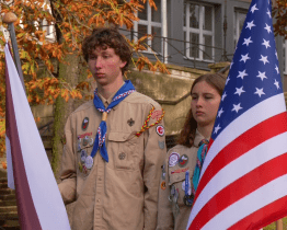 Město Napajedla si připomnělo 80 let od smrti amerických letců