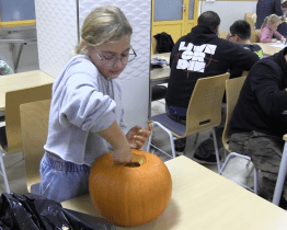 Žákovský parlament připravil Dýňovou slavnost