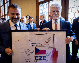 Prezident přijal olympioniky, paralympioniky a medailisty z olympiády dětí a mládeže