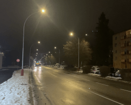 Vsetín pracuje na údržbě a modernizaci veřejného osvětlení