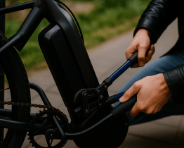 Zloději se zalíbilo elektrokolo zaparkované před hospodou. Dlouho si ho neužil...