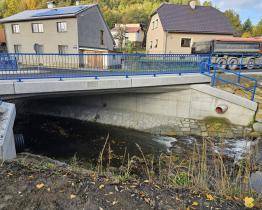 V Zubří skončila přestavba dalšího mostu