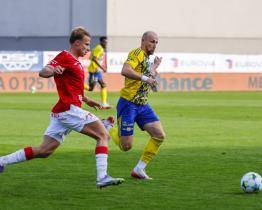 Zlín potřetí za sebou remizoval, čtyři branky padly za sedmnáct minut 