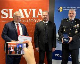 Petr Jordán ze Zlína získal ocenění za záchranu života. Vysílenou ženu vyvedl z nočního lesa