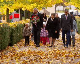 Ostrožská Nová Ves si připomněla vznik Československé republiky i oběti války