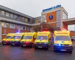 Krajská záchranná služba má pět nových sanitek