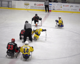 Sledge hokejisté Zlína se s Olomoucí podělili o body