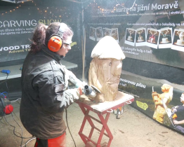 Do Napajedel zavítala speciální Vánoční vesnička